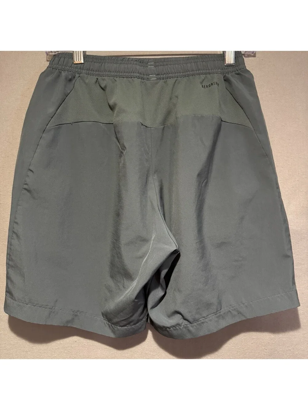 Adidas Mens Aeroready Shorts With Pockets Gray Size Small Athletic